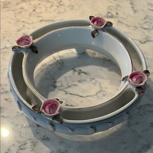 Vintage Circular Flower Bud Vase